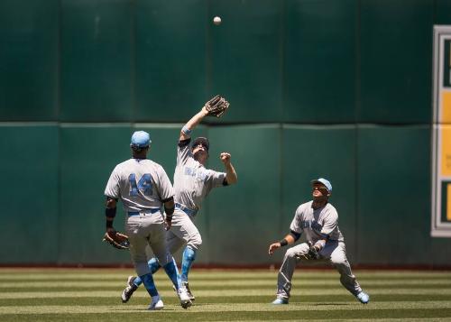 Brett Gardner Fielding photograph, 2017 June 18