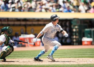 Brett Gardner Batting photograph, 2017 June 18