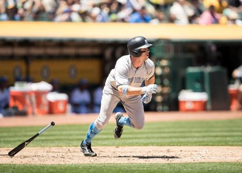 Brett Gardner Baserunning photograph, 2017 June 18