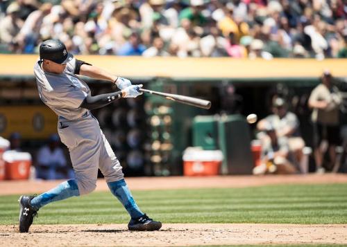 Aaron Judge Batting photograph, 2017 June 18