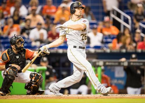 John Jaso Batting photograph, 2017 April 30