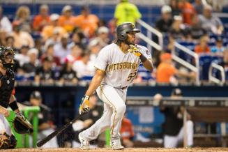 Josh Bell Batting photograph, 2017 April 30