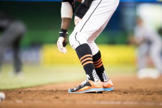 Dee Gordon on the Field photograph, 2017 April 30