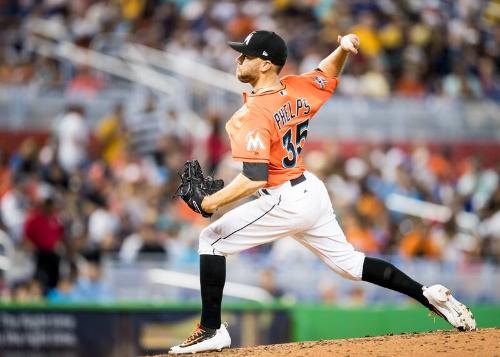 David Phelps Pitching photograph, 2017 April 30