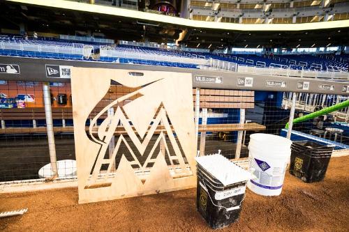 Marlins Park Logo photograph, 2017 April 30