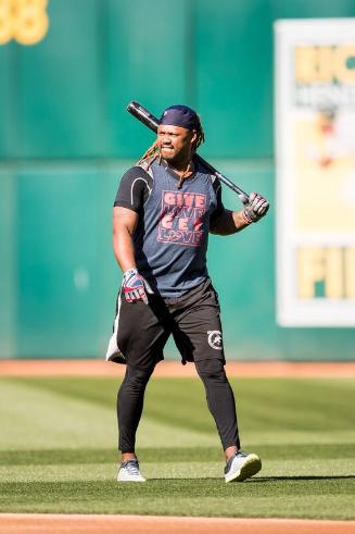 Hanley Ramirez during Batting Practice photograph, 2017 May 18