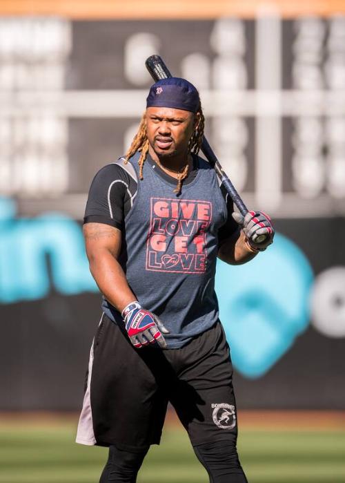 Hanley Ramirez during Batting Practice photograph, 2017 May 18