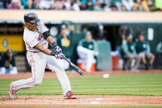 Hanley Ramirez Batting photograph, 2017 May 18