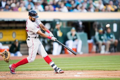 Chris Young Batting photograph, 2017 May 18