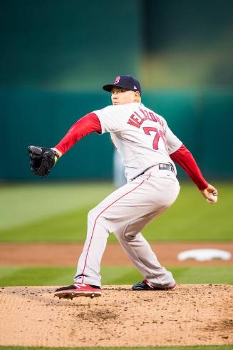 Hector Velazquez Pitching photograph, 2017 May 18