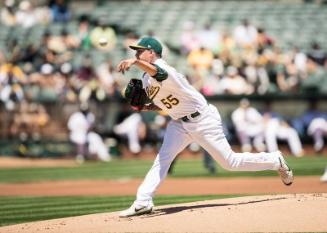 Sean Manaea Pitching photograph, 2017 May 20