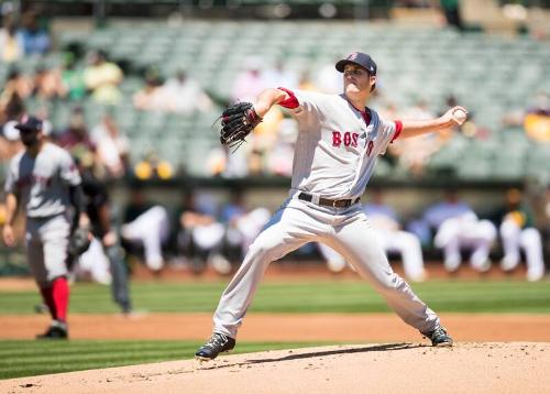 Drew Pomeranz Pitching photograph, 2017 May 20