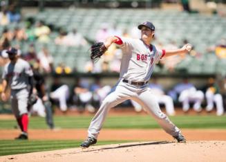 Drew Pomeranz Pitching photograph, 2017 May 20