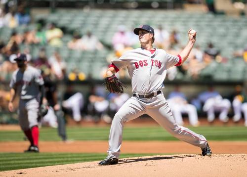 Drew Pomeranz Pitching photograph, 2017 May 20