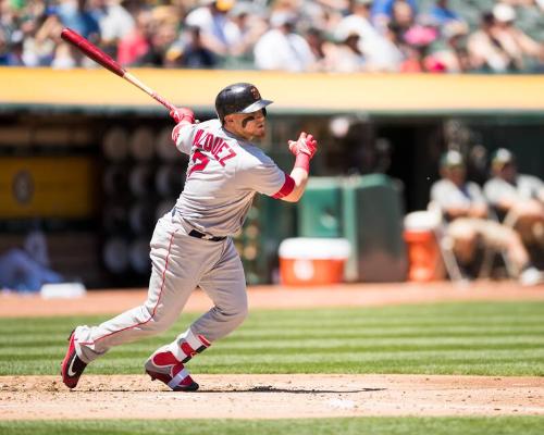 Christian Vazquez Batting photograph, 2017 May 20