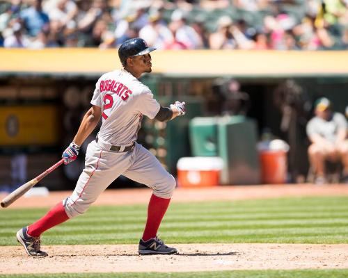 Xander Bogaerts Batting photograph, 2017 May 20