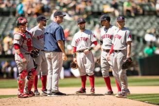 John Farrell Pitching Change photograph, 2017 May 20