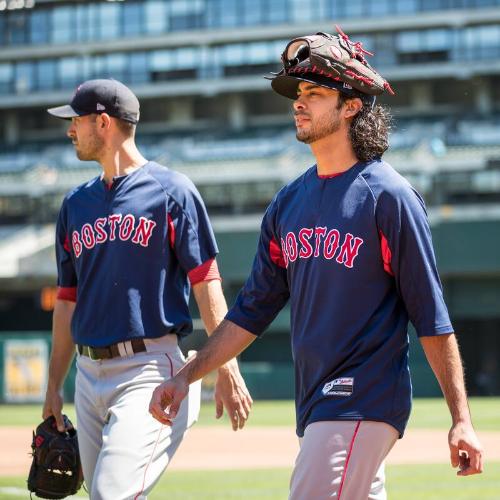 Noe Ramirez during Batting Practice photograph, 2017 May 20