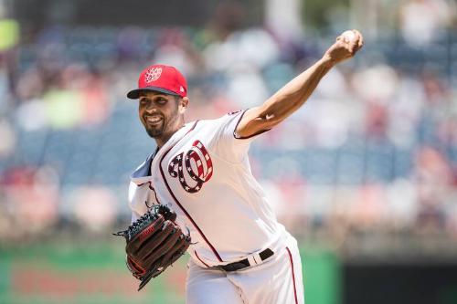 Gio Gonzalez Pitching photograph, 2017 June 10