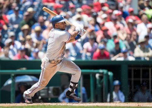 Elvis Andrus Batting photograph, 2017 June 10