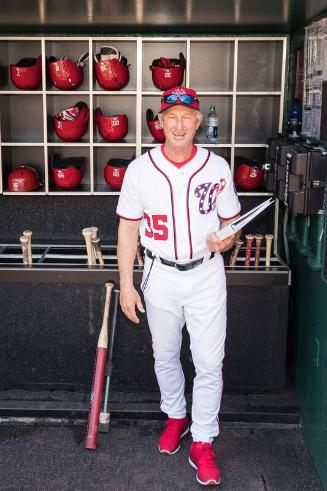 Chris Speier in the Dugout photograph, 2017 June 10