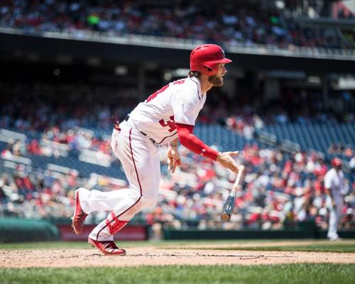 Bryce Harper Running photograph, 2017 June 10