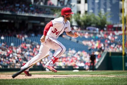 Bryce Harper Running photograph, 2017 June 10