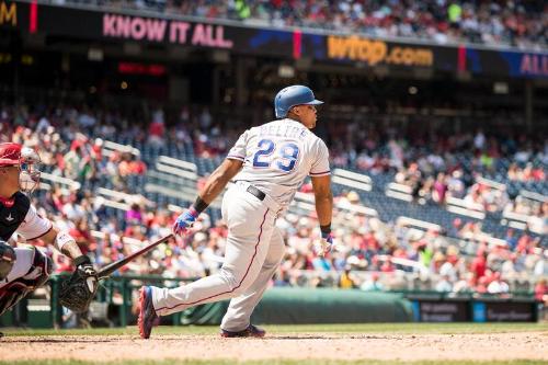 Adrian Beltre Batting photograph, 2017 June 10