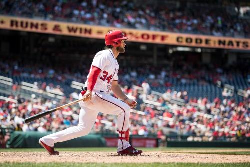 Bryce Harper Batting photograph, 2017 June 10