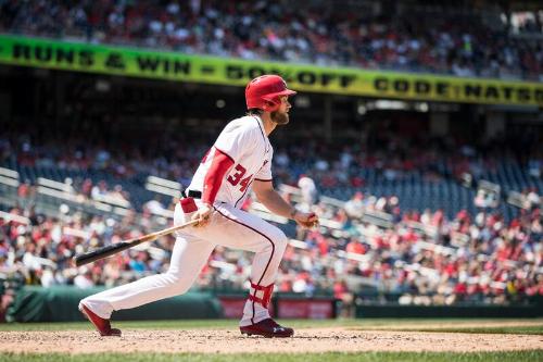 Bryce Harper Batting photograph, 2017 June 10