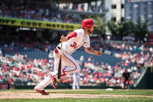 Bryce Harper Running photograph, 2017 June 10