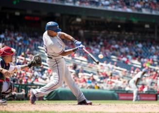 Adrian Beltre Batting photograph, 2017 June 10