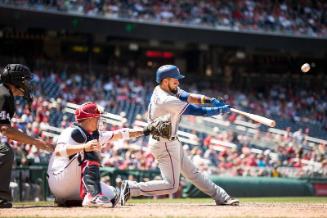 Robinson Chirinos Batting photograph, 2017 June 10