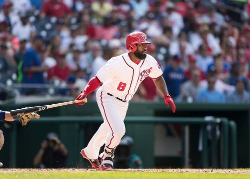 Brian Goodwin Batting photograph, 2017 June 11