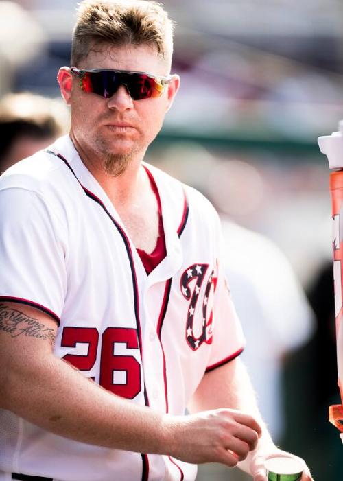 Adam Lind in the Dugout photograph, 2017 June 11