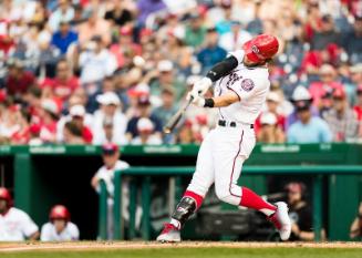 Bryce Harper Batting photograph, 2017 June 11