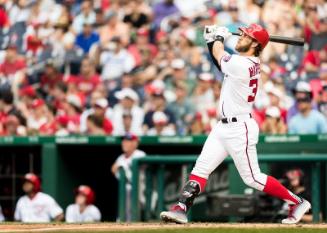 Bryce Harper Batting photograph, 2017 June 11