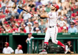 Bryce Harper Batting photograph, 2017 June 11