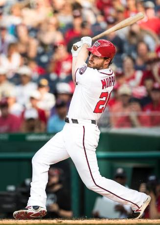 Daniel Murphy Batting photograph, 2017 June 11