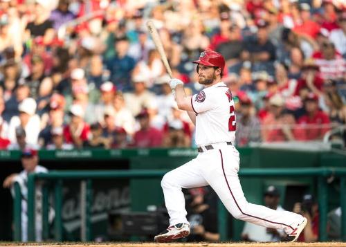 Daniel Murphy Batting photograph, 2017 June 11