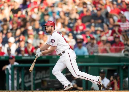 Daniel Murphy Batting photograph, 2017 June 11