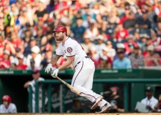 Daniel Murphy Running photograph, 2017 June 11