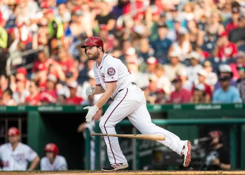 Daniel Murphy Running photograph, 2017 June 11