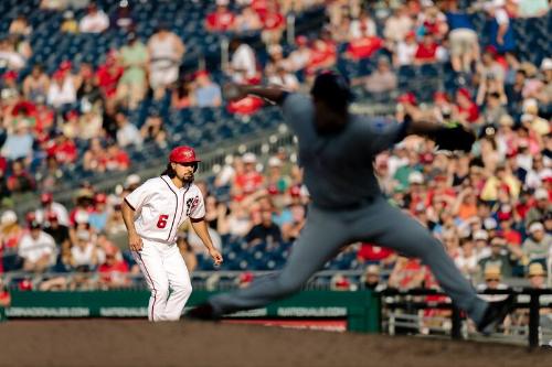 Anthony Rendon on First Base photograph, 2017 June 11