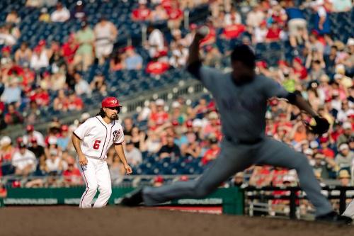 Anthony Rendon on First Base photograph, 2017 June 11