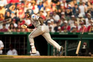 Delino DeShields Running photograph, 2017 June 11