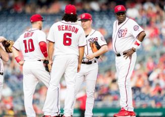 Dusty Baker Pitching Change photograph, 2017 June 11