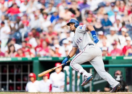 Elvis Andrus Running photograph, 2017 June 11