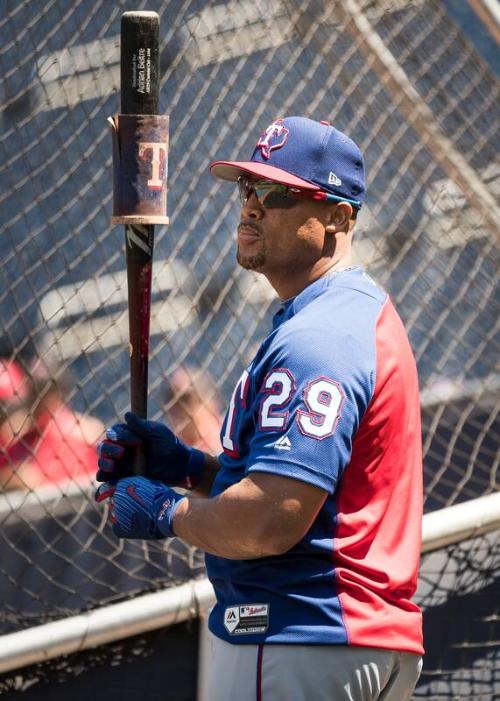 Adrian Beltre during Batting Practice photograph, 2017 June 11