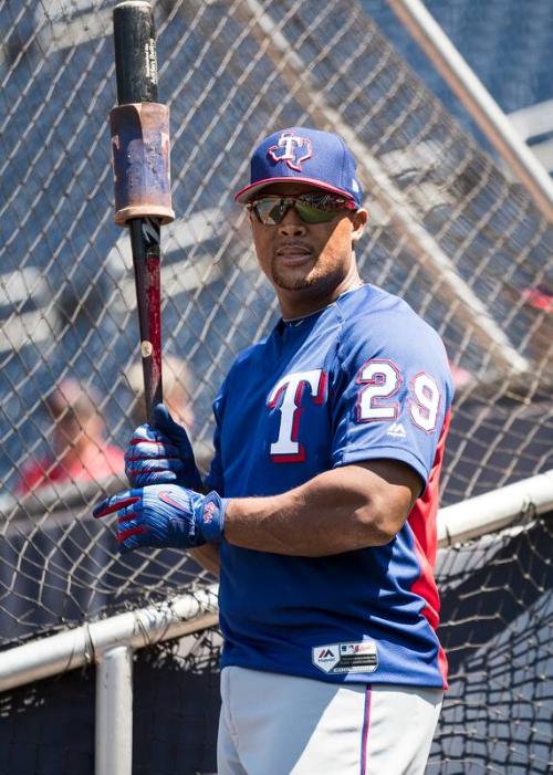 Adrian Beltre during Batting Practice photograph, 2017 June 11